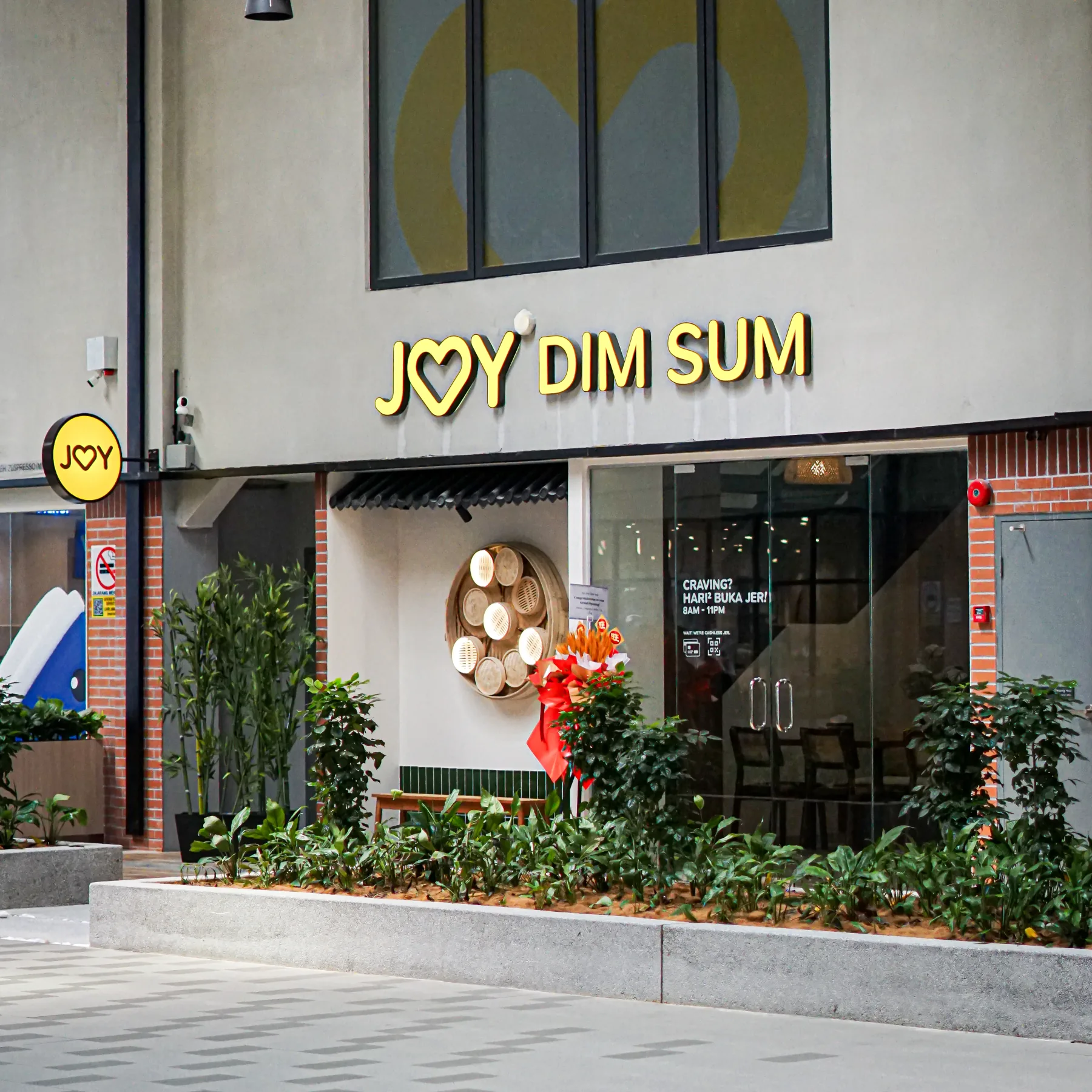 JOY Dim Sum Kiara Bay storefront at Karya Bayu Metropolitan in Kepong